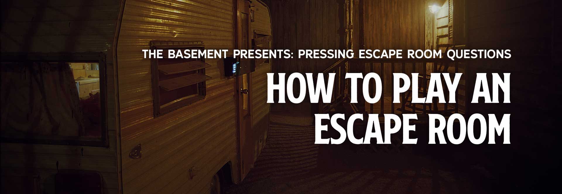 How to play an escape room