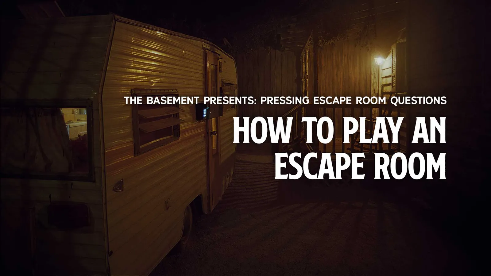 How to Play an Escape Room