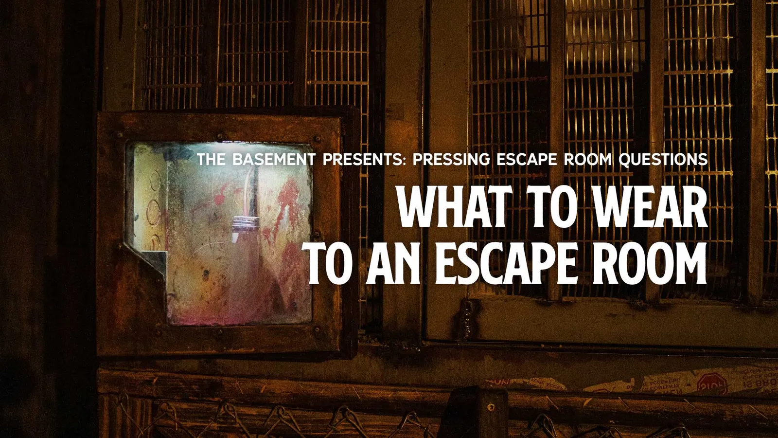What to Wear to an Escape Room