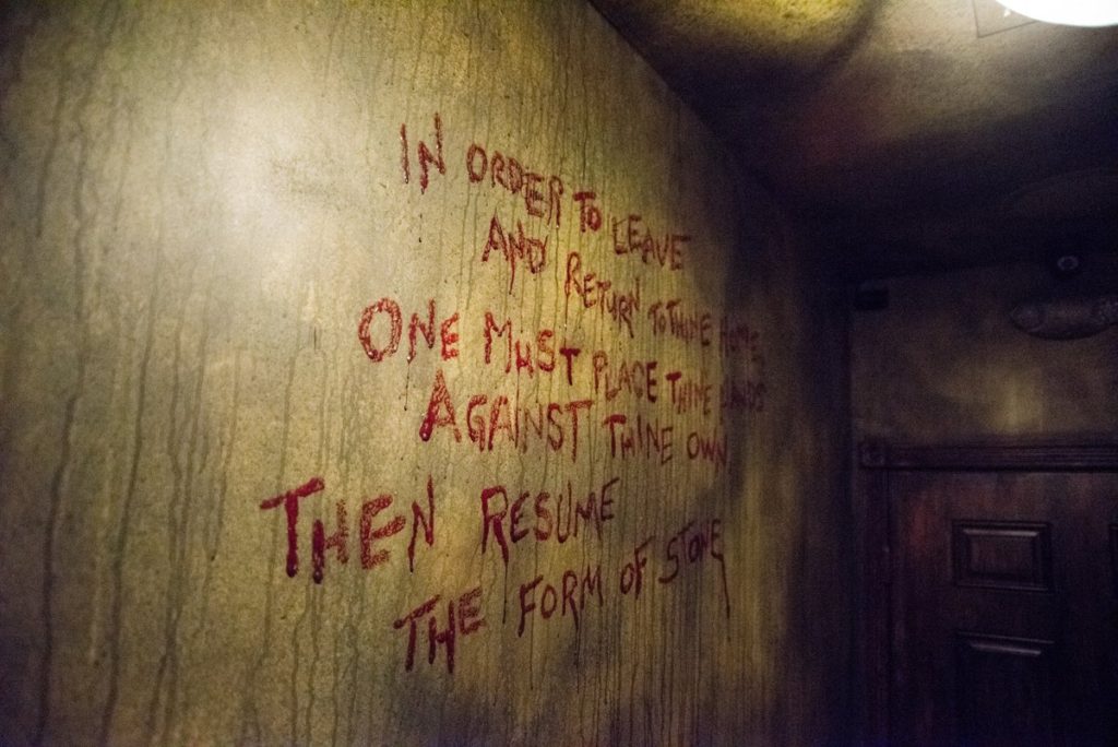 Solve puzzles and meet actors at the basement escape room