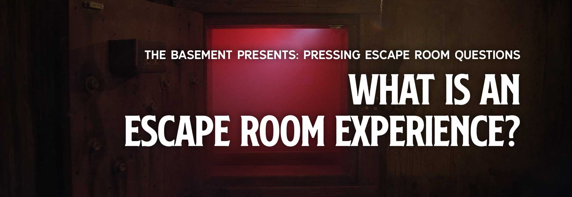 What is an escape room experience?