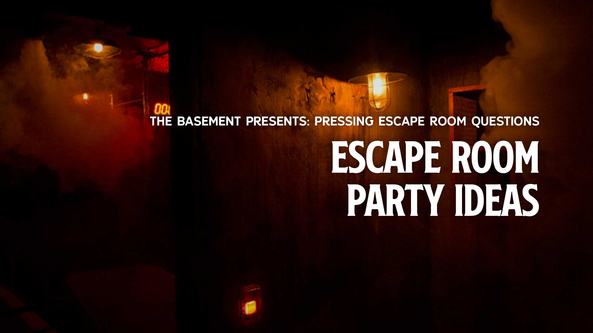 Escape Room party ideas