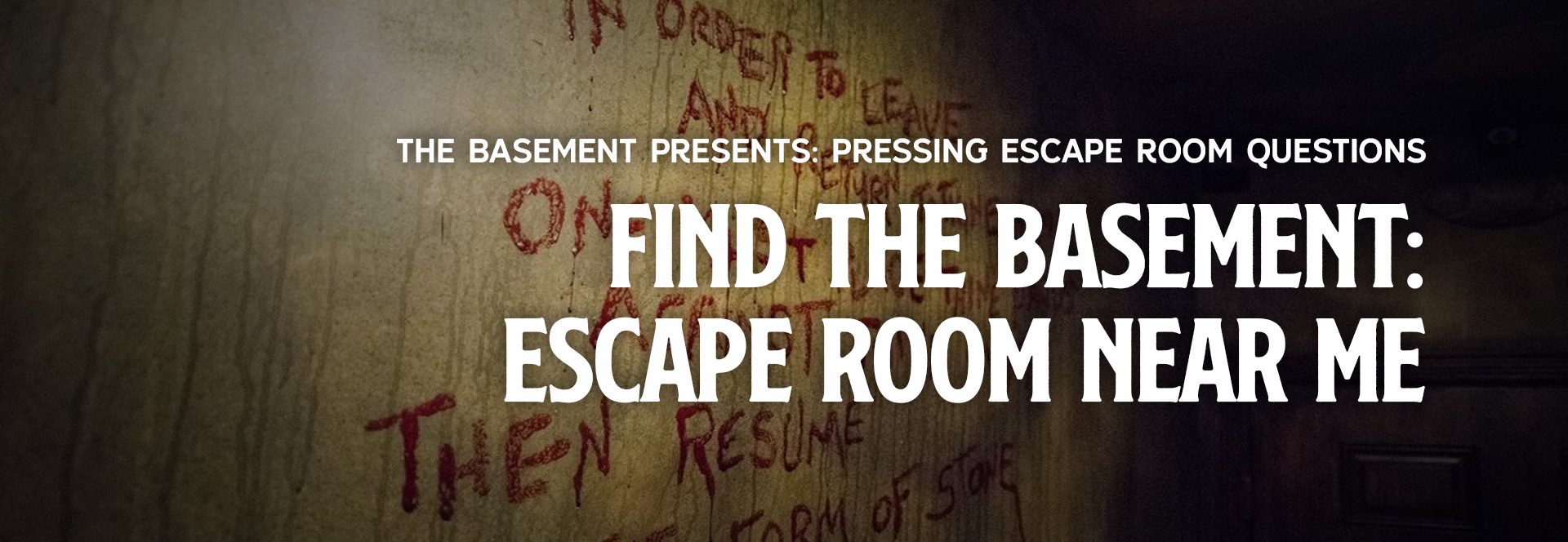 Find The Basement: Escape Room Near Me