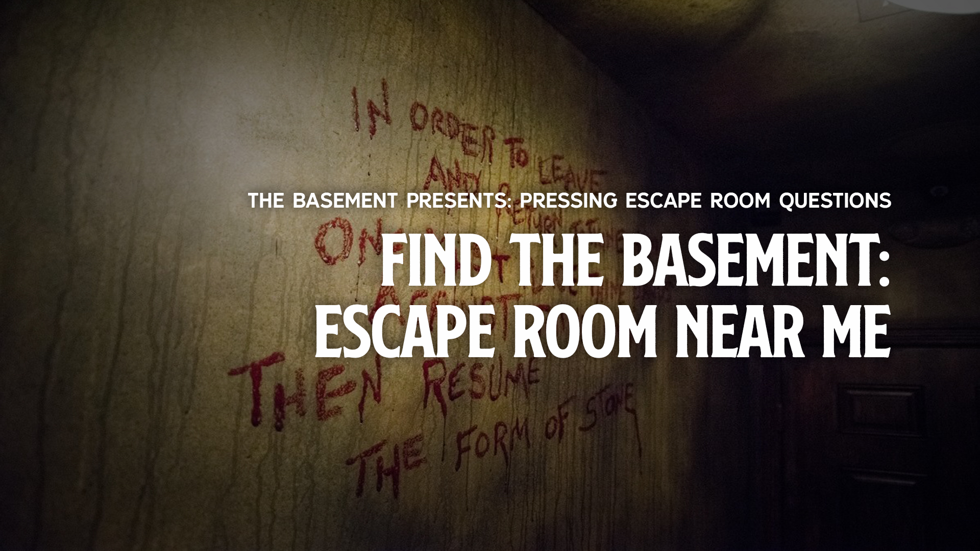 Find The Basement: Escape Room Near Me