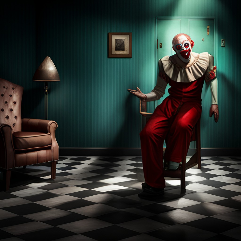 Escape room clown design